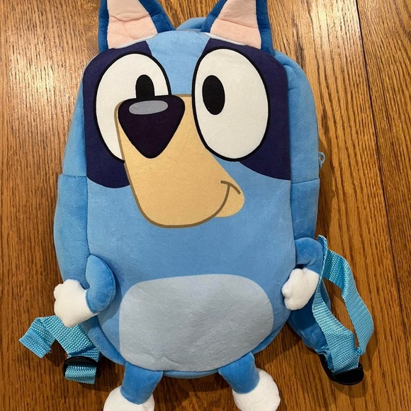 Disney JR Bluey Cartoon Plush Animal Backpack - Picture 2 of 5